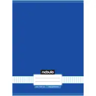 Nebulo: Zošit s károvaným vzorom, zošitý, oceánovo modrej farby 87-32 A/4