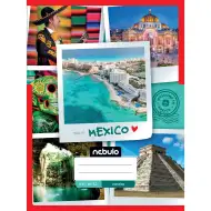 Nebulo: Zošit s linajkami, formát A4, Mexický vzor, 81-32