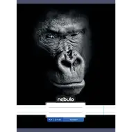 Nebulo: Zošit s linajkovanými listami, gorilí vzor, 81-32 A/4, zošit sošívaný