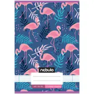 Nebulo: Zošit s motívom plameniaka, linajkový, pre 3. ročník, šitý, 12-32, formát A/5