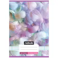 Nebulo: Zošit s perovým vzorom, linajkový, zošívaný, 2. ročník, 16-32 strán, formát A5