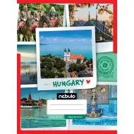 Nebulo: Zošit so štvorčekovou väzbou s motívom Maďarska 87-32 A/4
