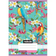 Nebulo: Zošívaný 3. ročník, linajkový zošit s motívom papagája 12-32 A/5