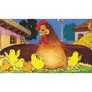 Nezbedné kuriatko diapozitív