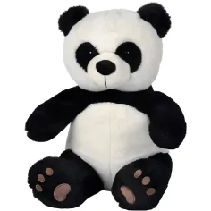 Nicotoy: Sediaca plyšová panda 33 cm - Simba Toys