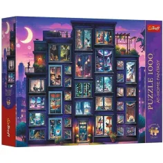 Noc plná príbehov – Prémiové Plus 1000-dielne puzzle - Trefl