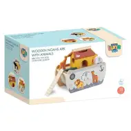 Noemova archa plná zvierat z dreva