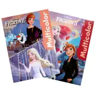 Omaľovánka Frozen vo formáte A4 v dvoch rôznych verziách