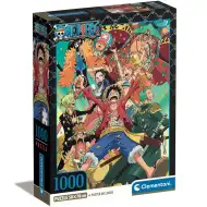 One Piece anime 1000 dielne kompaktné puzzle 50x70cm - Clementoni