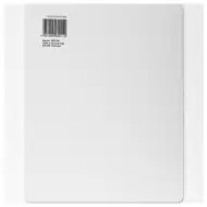 PVC podložka pod zošit v bielej farbe, formát A4