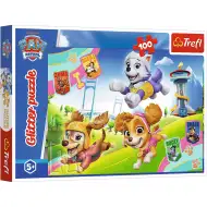 Paw Patrol 100-dieliková trblietavá puzzle - Trefl