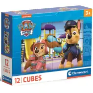 Paw Patrol: 12-dielna sada obrázkových kociek - Clementoni