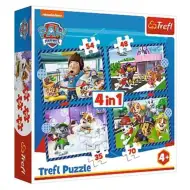 Paw Patrol 4 v 1 70-54-48-35 ks puzzle - Trefl