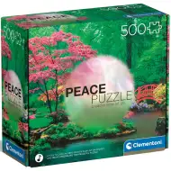 Peace puzzle: Utišujúce dažďové kvapky 500-dielne puzzle - Clementoni