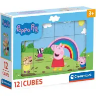 Peppa Pig 12-dielna rozprávková kocka - Clementoni