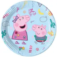 Peppa Pig papierové taniere 8 ks set 23 cm