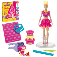 Play-Doh: Barbie kučery a mašle plastelínová súprava - Hasbro obrázok 2