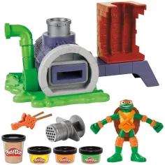 Play-Doh: Hračka súprava Tínedžerské Ninja Korytnačky Slice and Blast Pizza – Hasbro obrázok 2