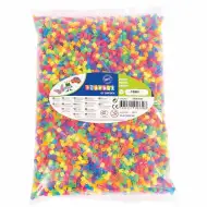 PlayBox: 5mm MIDI neonové farby žehliace korálky v balení 10 000 ks.