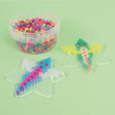 PlayBox: 5mm MIDI zažehlovacie korálky 1000ks v trblietavých farbách obrázok 2