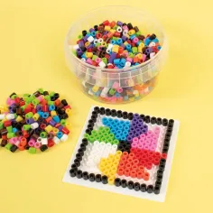 PlayBox: 5mm MIDI žehliace korálky - mix 10 živých farieb, 1000 ks obrázok 2