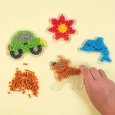 PlayBox: 5mm MIDI žehliace korálky - pes, auto, ryba, kvet 4ks balenie obrázok 3