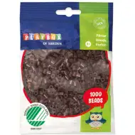 PlayBox: 5mm MIDI žehliace korálky, 1000 ks, hnedá farba