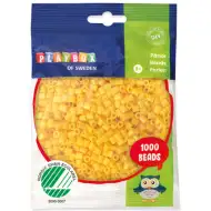 PlayBox: 5mm MIDI žehliace korálky, 1000 ks, žltá farba