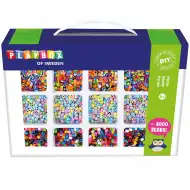 PlayBox: 5mm MIDI žehliace korálky v 12 farbách, balenie 8000 kusov