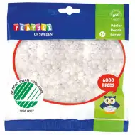 PlayBox: 5mm MIDI žehliace korálky v bielej farbe, balenie 6000 ks.