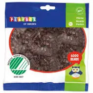 PlayBox: 5mm MIDI žehliace korálky v hnedej farbe, balenie 6000 ks.