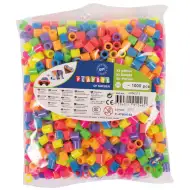 PlayBox: 9mm XL MAXI neónové zažehľovacie korálky, balenie 1000 ks