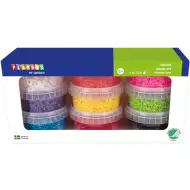 PlayBox: 9mm XL MAXI zažehlovacie korálky v 9 farbách, 10000 ks