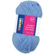 PlayBox: Akrylová priadza 50g 50m v svetlomodrej farbe