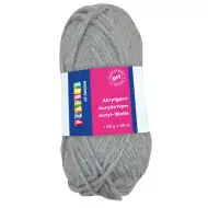 PlayBox: Akrylová priadza 50g sivá