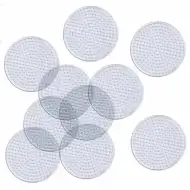 PlayBox: Balíček so základnou doskou v tvare kruhu pre 5mm MIDI žehliace korálky, sada 10 kusov.