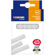 PlayBox: Biela krieda 12ks sada 8cm s priemerom 9mm