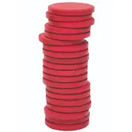 PlayBox: Červená vodová farba disk 30mm 1ks