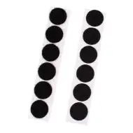 PlayBox: Čierna samolepiaca suchý zips 20mm 12ks sada