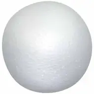 PlayBox: Dekoračná polystyrénová guľa 8 cm priemer 1 ks