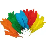 PlayBox: Dekoračné farebné morčacie perá 120 ks