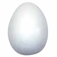 PlayBox: Dekoračné polystyrénové vajcia 60x40mm 25ks