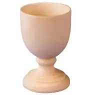 PlayBox: Dekorovateľný držiak na vajíčka z prírodného dreva, 6,5 cm, balenie 20 ks