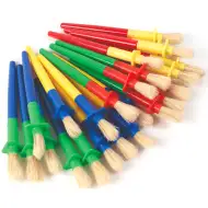 PlayBox: Detský štetec z diviačej srsti s ochranou proti striekaniu 1 ks