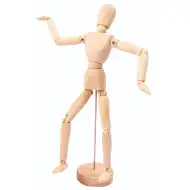 PlayBox: Drevená umelecká figúrka na stojane 30cm