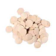 PlayBox: Drevené gombíky s priemerom 30 mm, sada 100 ks.
