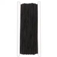 PlayBox: Elastický čierny šnúr na cievke 50 metrov, hrúbka 1 mm.