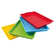 PlayBox: Farebná plastová tácka 41x31cm 1ks