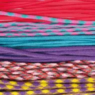 PlayBox: Farebná sada 6 šnúr, 4 mm x 2,6 m