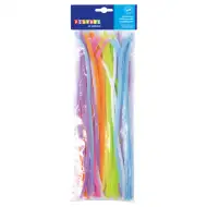 PlayBox: Farebné chenille vlákna, sada 50 ks